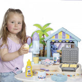 Smoby Stitch Gourmet Plaj Barı,Waffle ve Dondurma  Makinası ve Aksesuarları 312509