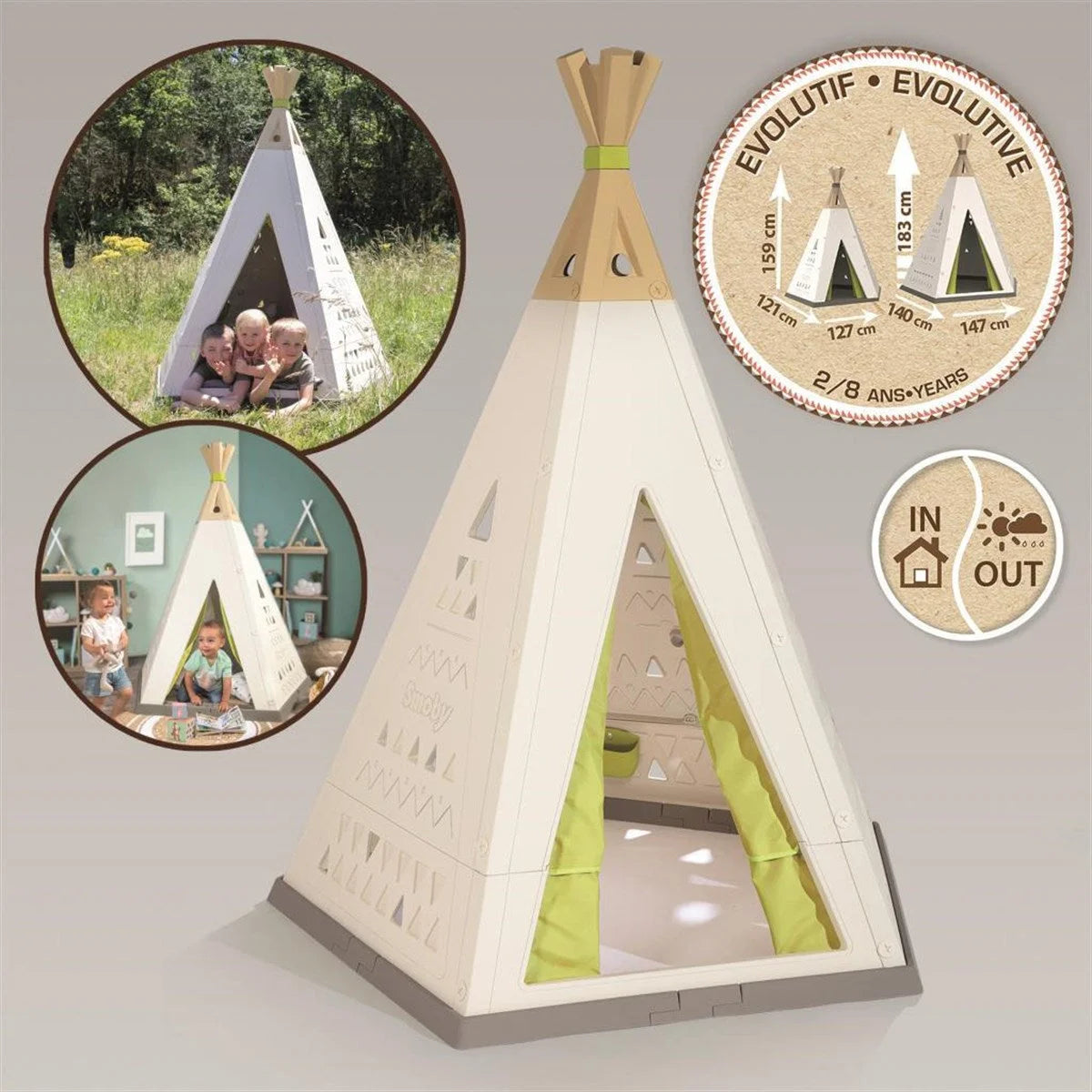 Smoby Teepee Oyun Çadırı 811000 | Toysall