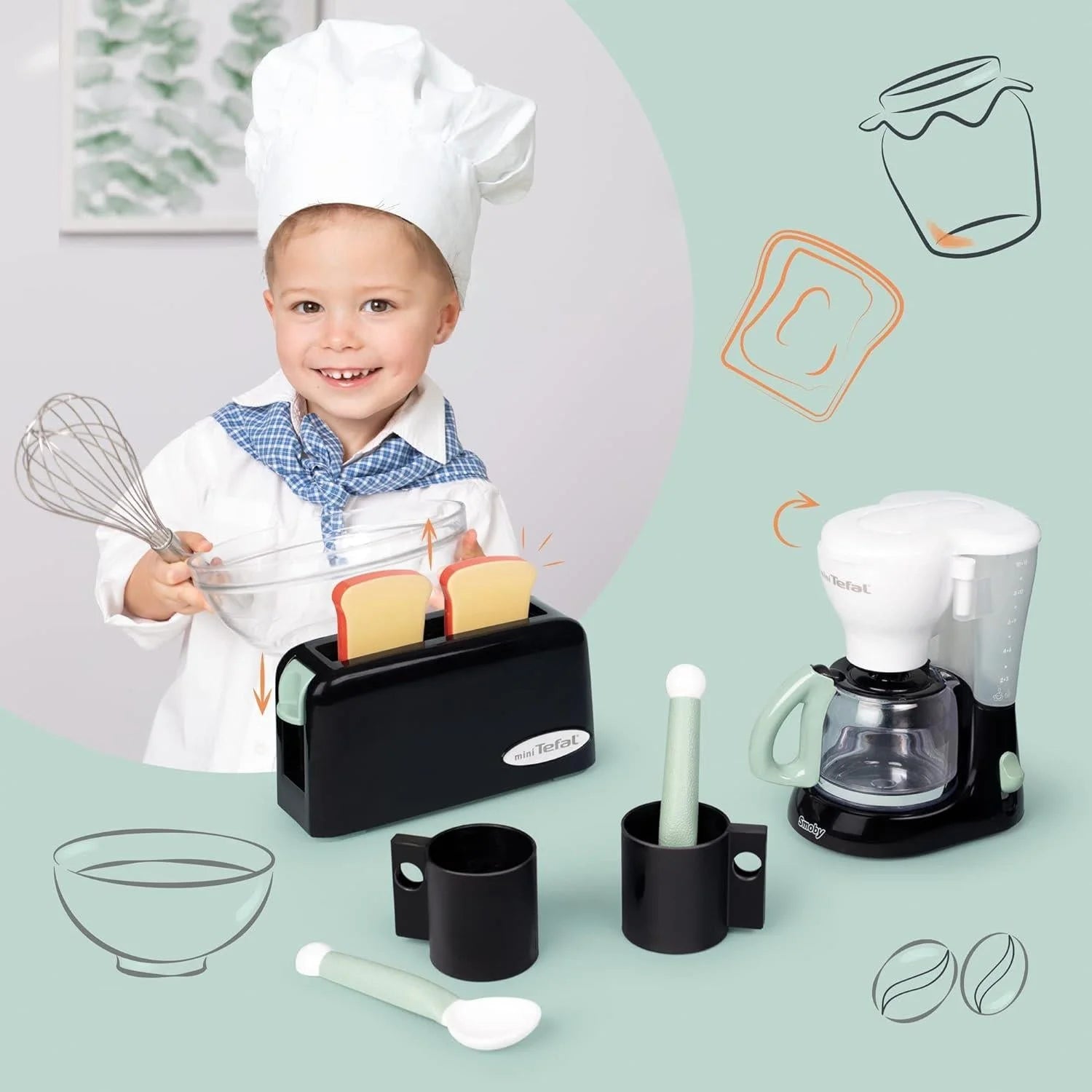 Smoby Tefal Kahvaltı Seti 310599
