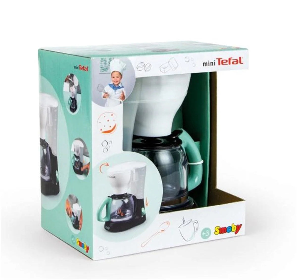 Smoby Tefal Oyuncak Filtre Kahve Makinesi - Siyah 310544 | Toysall