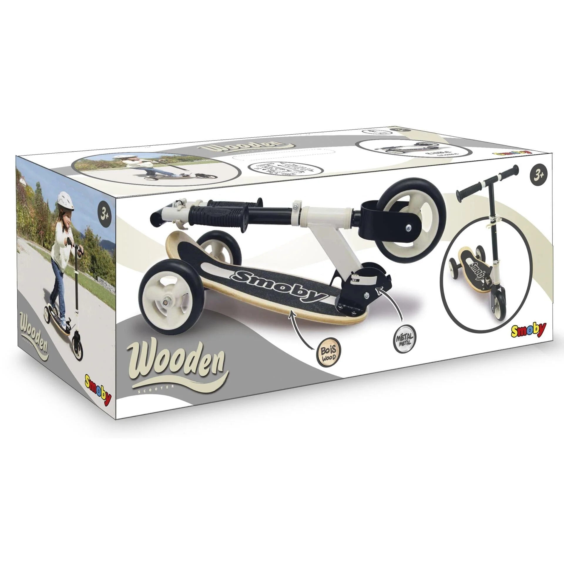 Smoby Wooden 3 Tekerlekli  Scooter 750908 | Toysall