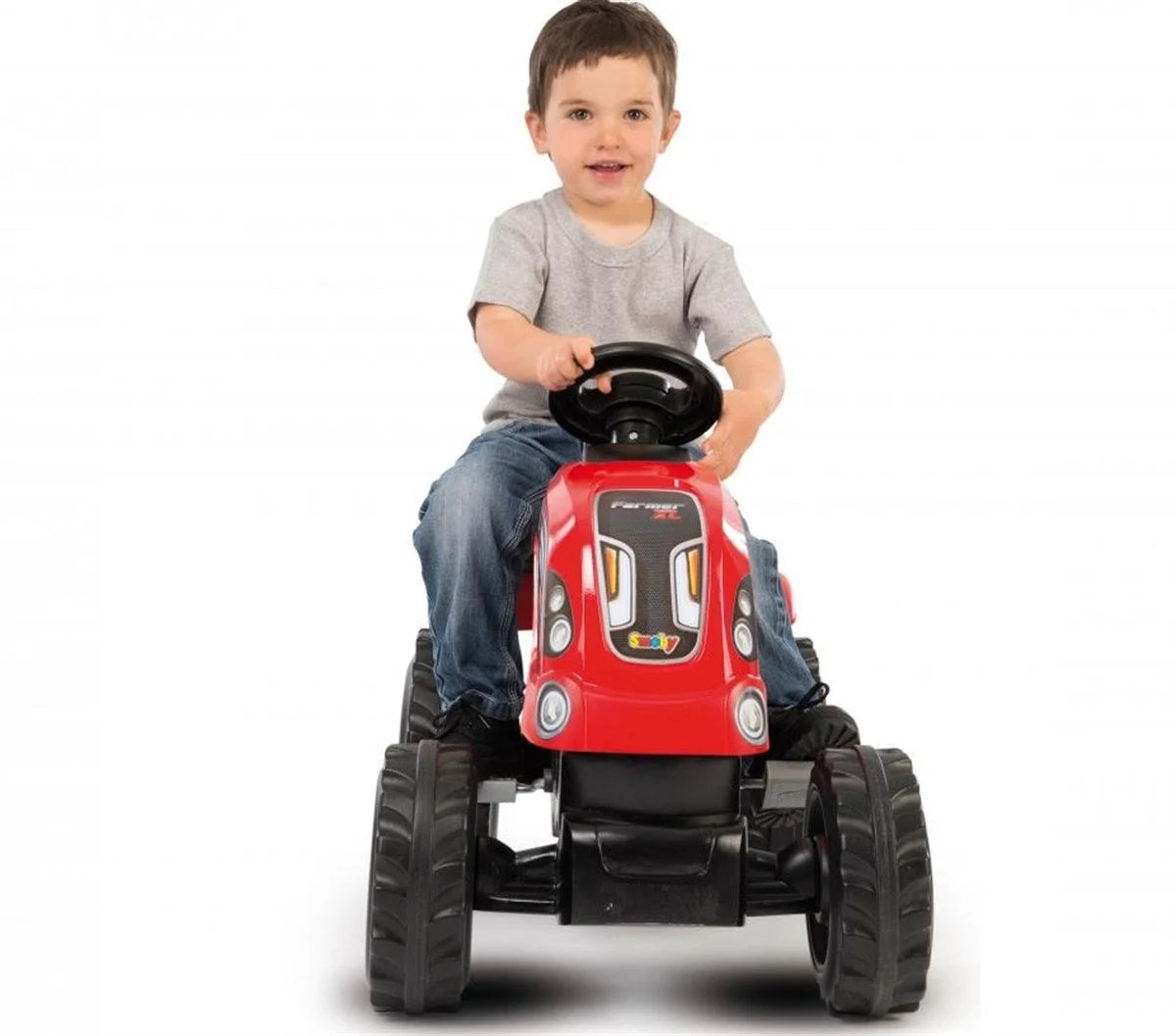 Smoby XL Römorklu Pedallı Traktör - Kırmızı 710108 | Toysall