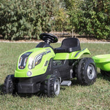 Smoby XL Römorklu Pedallı Traktör - Yeşil 710111
