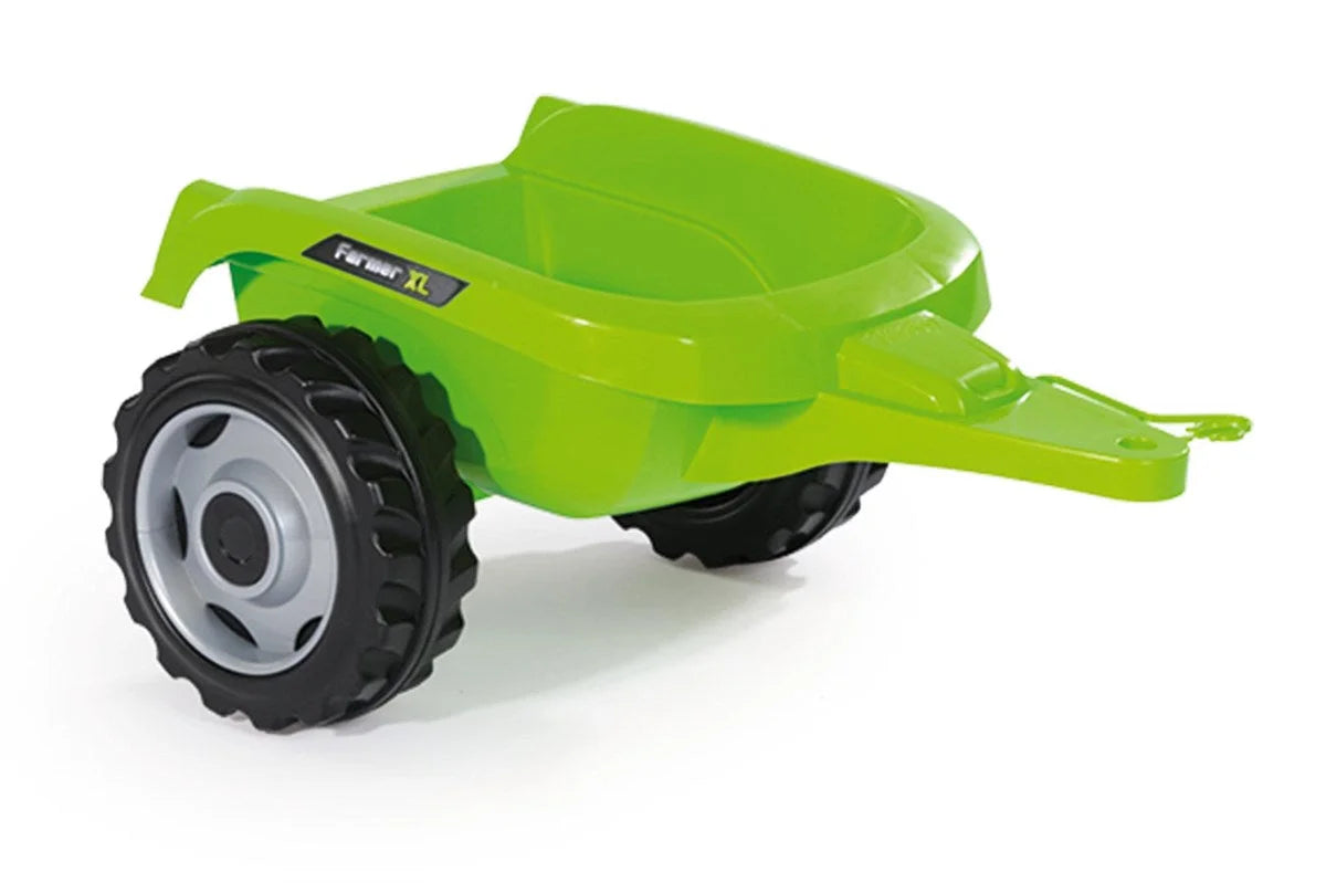 Smoby XL Römorklu Pedallı Traktör - Yeşil 710111 | Toysall