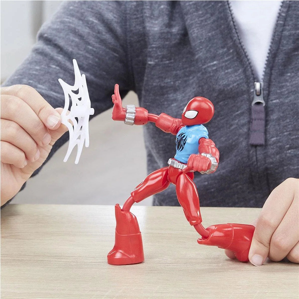 Spider Man Bend&Flex Scarlet Spider Figür F2297 | Toysall