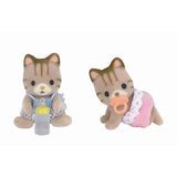 Sylvanian Çizgili Kedi İkiz Bebekler 5188 | Toysall