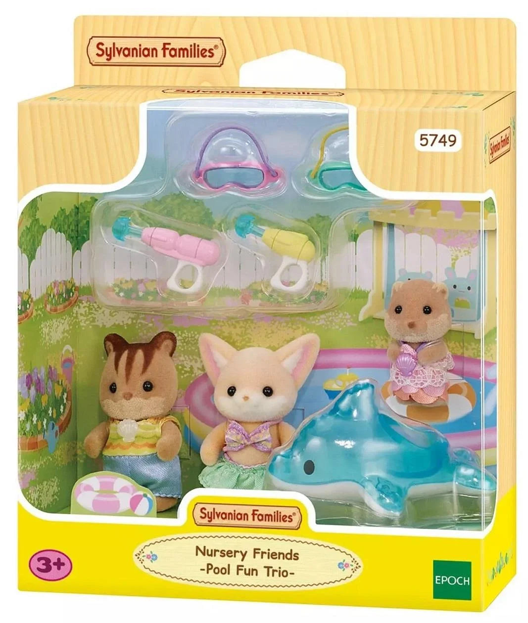 Sylvanian Families Anaokulu Arkadaşları Havuz Eğlencesi Üçlüsü 5749 | Toysall