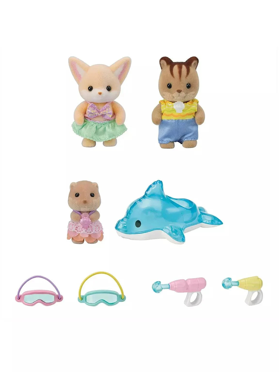 Sylvanian Families Anaokulu Arkadaşları Havuz Eğlencesi Üçlüsü 5749 | Toysall