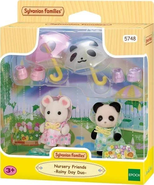 Sylvanian Families Anaokulu Arkadaşları Yağmurlu Gün İkilisi 5748 | Toysall