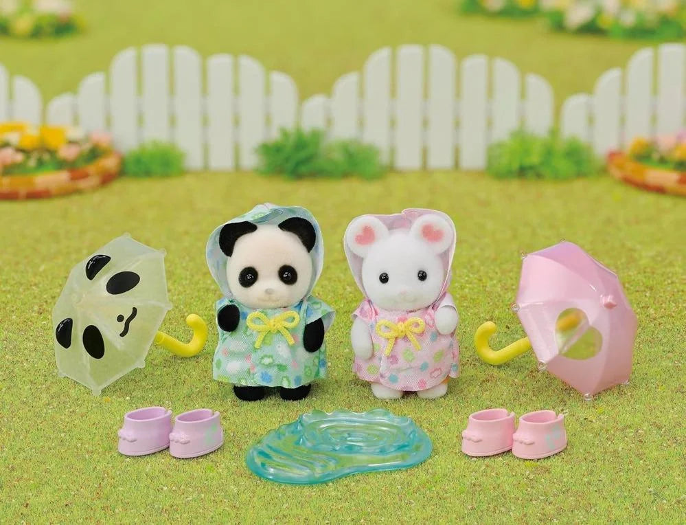 Sylvanian Families Anaokulu Arkadaşları Yağmurlu Gün İkilisi 5748 | Toysall