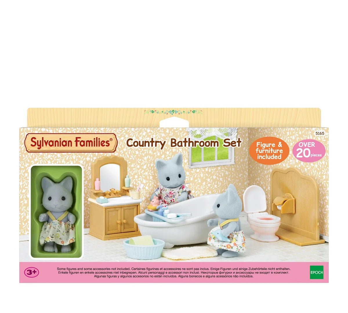 Sylvanian Families Anne Kedi ve Banyo Seti 5165 | Toysall