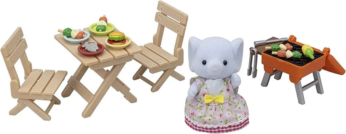 Sylvanian Families Barbekü Piknik Seti - Fil Kız 5640 | Toysall