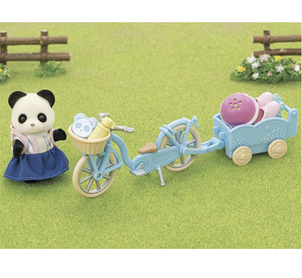 Sylvanian Families Bisiklet ve Paten Set Panda 5652 | Toysall