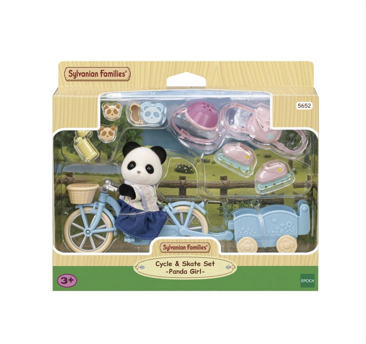 Sylvanian Families Bisiklet ve Paten Set Panda 5652 | Toysall