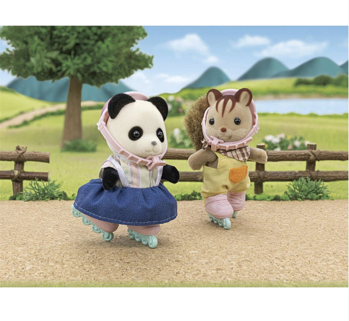 Sylvanian Families Bisiklet ve Paten Set Panda 5652 | Toysall