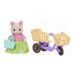 Sylvanian Families Çiçekli Kedi Anne ve Bisiklet 5680 | Toysall