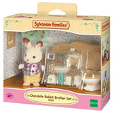 Sylvanian Families Çikolata Kulaklı Tavşan Erkek Kardeş ve Tuvalet Seti 5015 | Toysall