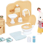 Sylvanian Families Çikolata Kulaklı Tavşan Erkek Kardeş ve Tuvalet Seti 5015 | Toysall