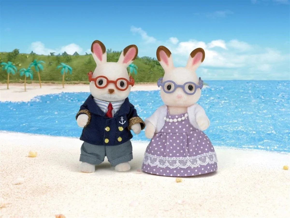 Sylvanian Families Çikolata Kulaklı Tavşan  Anneanne ve Dede 5190 | Toysall