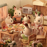 Sylvanian Families Çikolata Kulaklı Tavşan Ailesi 5655 | Toysall