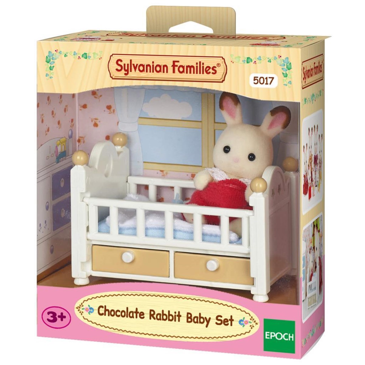 Sylvanian Families Çikolata Kulaklı Tavşan Bebek ve Yatağı 5017 | Toysall