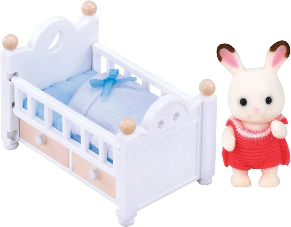 Sylvanian Families Çikolata Kulaklı Tavşan Bebek ve Yatağı 5017 | Toysall