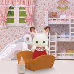 Sylvanian Families Çikolata Kulaklı Tavşan Bebek ve Beşiği 5062 | Toysall