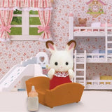 Sylvanian Families Çikolata Kulaklı Tavşan Bebek ve Beşiği 5062 | Toysall