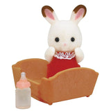 Sylvanian Families Çikolata Kulaklı Tavşan Bebek ve Beşiği 5062 | Toysall