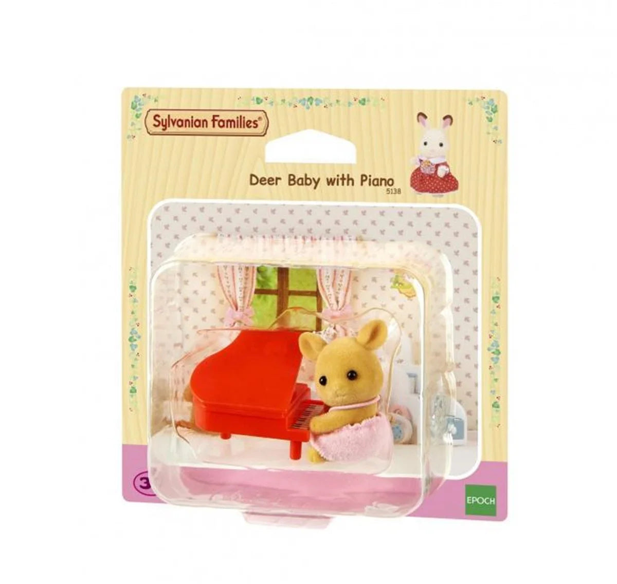 Sylvanian Families Geyik Bebek ve Piyano 5138 | Toysall