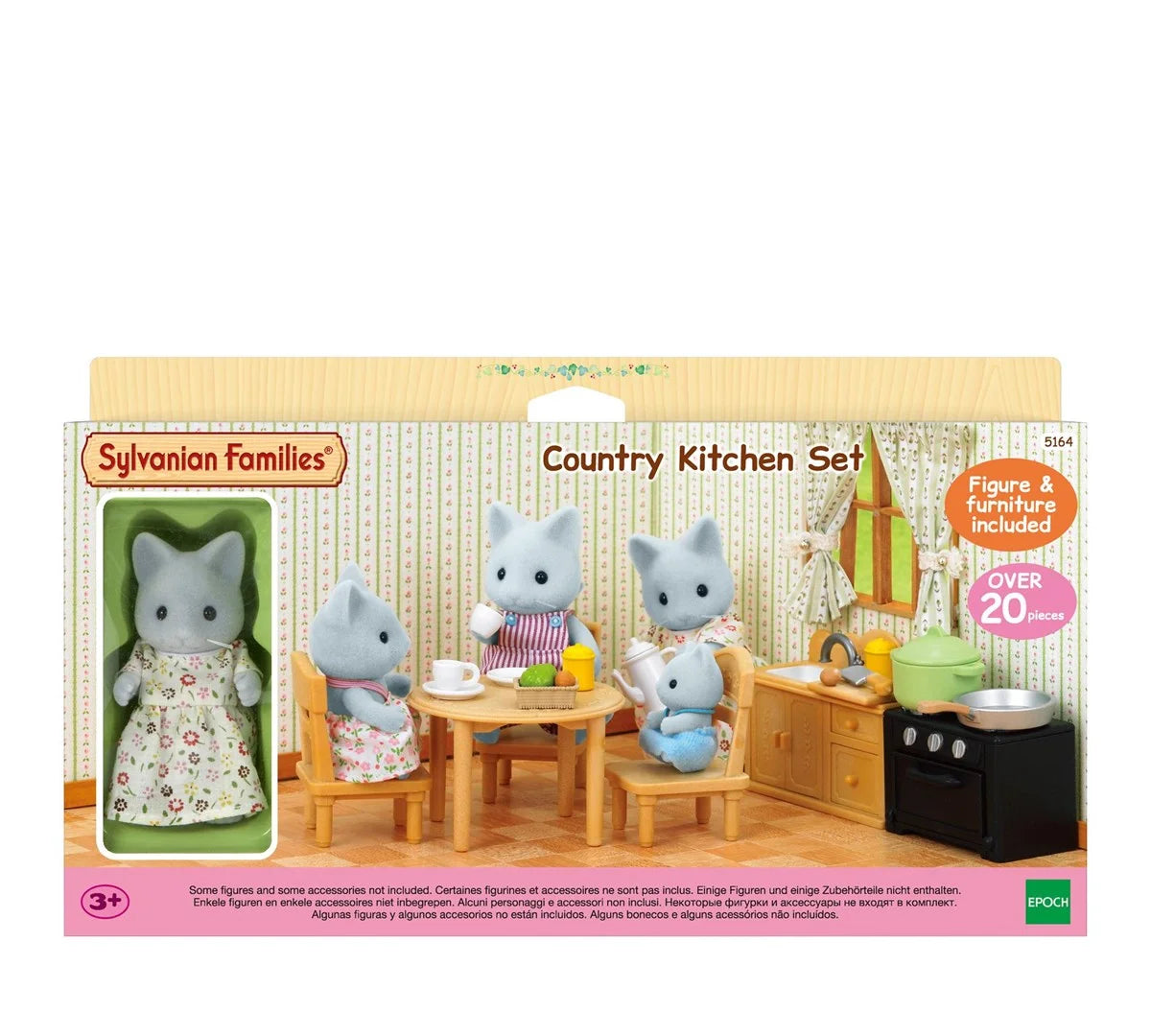 Sylvanian Families Kedi Kardeş ve Mutfak Seti 5164 | Toysall