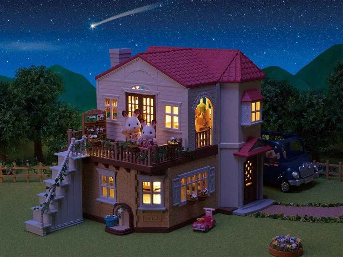 Sylvanian Families Kırmızı Çatılı Işıklı Şehir Evi 5302 | Toysall