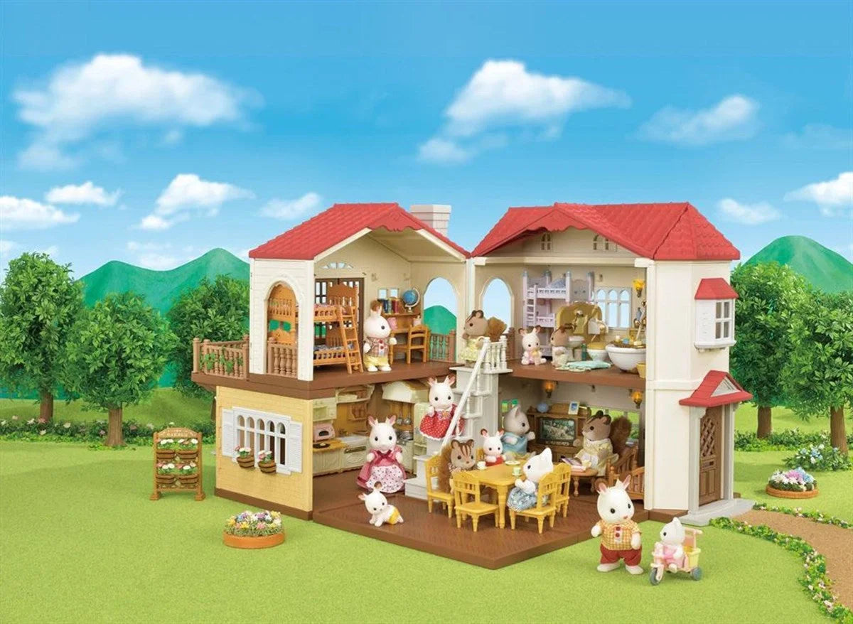 Sylvanian Families Kırmızı Çatılı Işıklı Şehir Evi 5302 | Toysall