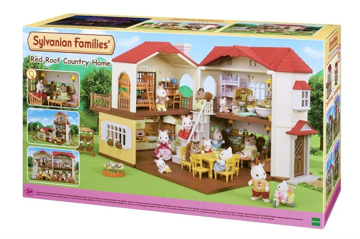 Sylvanian Families Kırmızı Çatılı Işıklı Şehir Evi 5302 | Toysall