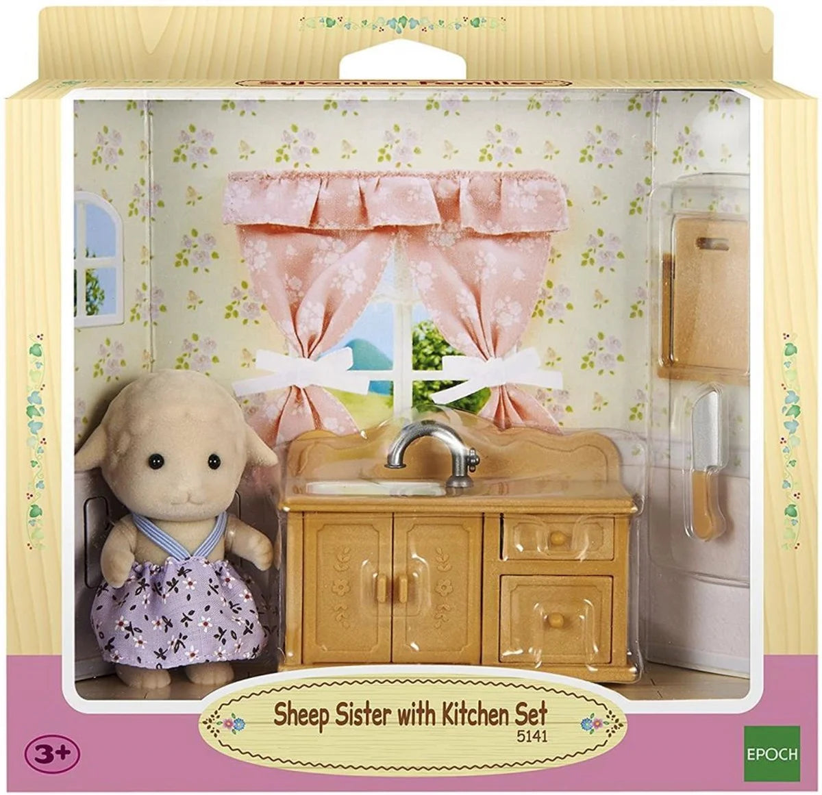 Sylvanian Families Koyun Kız Kardeş ve Mutfak Seti 5141 | Toysall