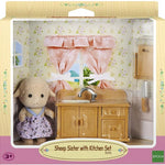 Sylvanian Families Koyun Kız Kardeş ve Mutfak Seti 5141 | Toysall