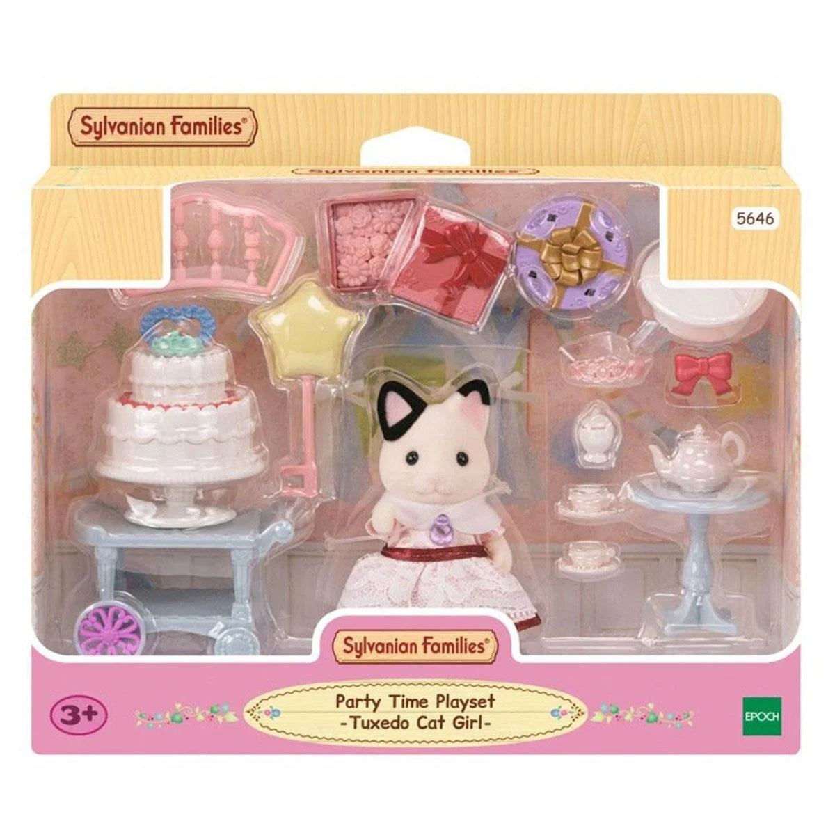 Sylvanian Families Parti Zamanı Oyun Seti Smokin Kedi Kız 5646 | Toysall