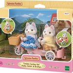 Sylvanian Families Tandem Bisiklet Seti Husky Kardeşler 5637 | Toysall