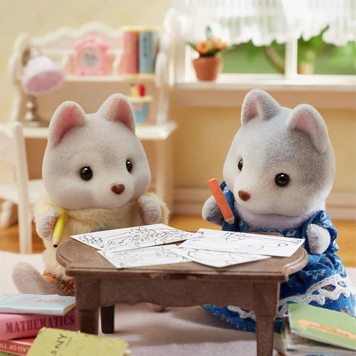 Sylvanian Families Tandem Bisiklet Seti Husky Kardeşler 5637 | Toysall