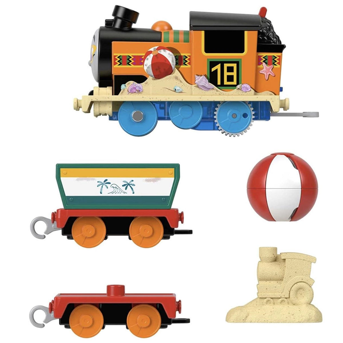 Thomas ve Arkadaşları Büyük Tekli Tren Eğlenceli Karakterler HFX97-HMK05 | Toysall