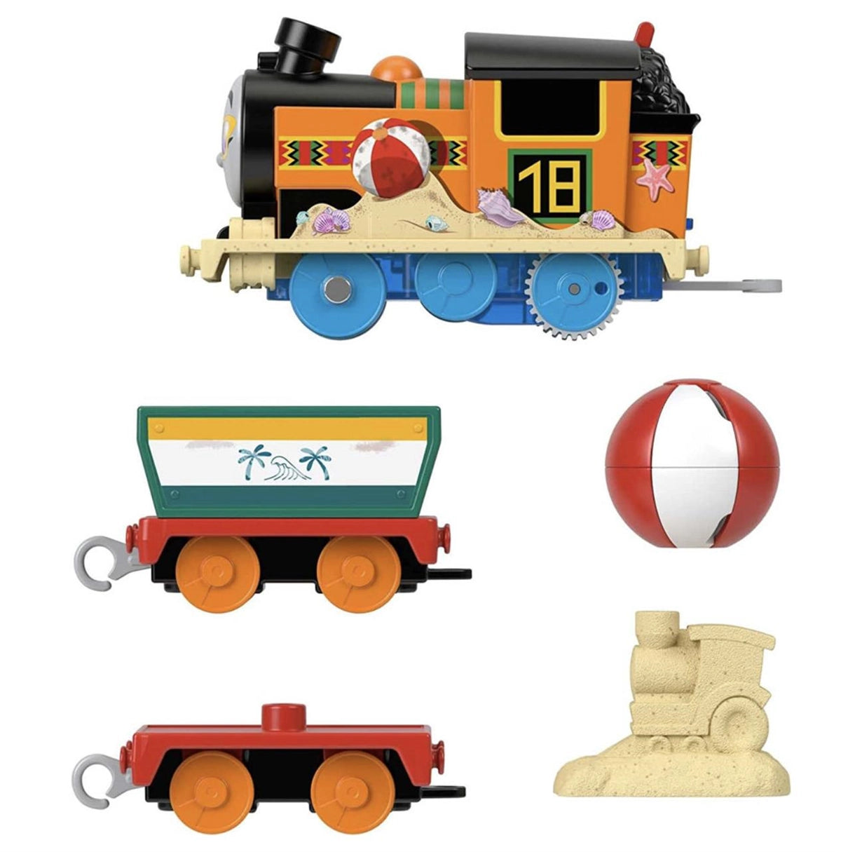 Thomas ve Arkadaşları Büyük Tekli Tren Eğlenceli Karakterler HFX97-HMK05 | Toysall