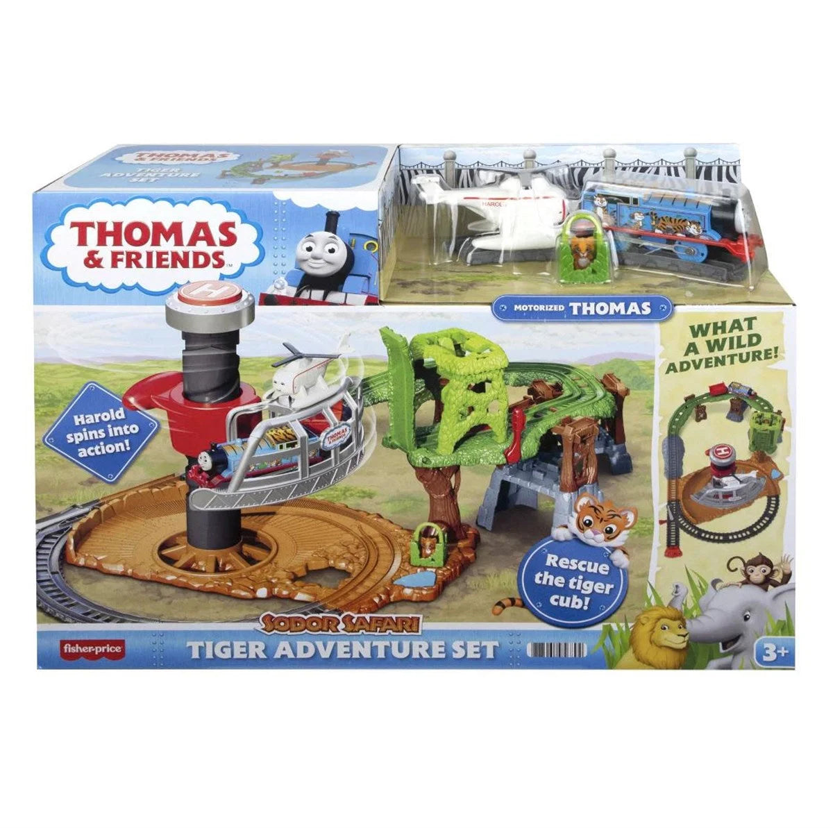 Thomas ve Arkadaşları Sodor Safari Kurtarma Görevi Oyun Seti GXH06 | Toysall