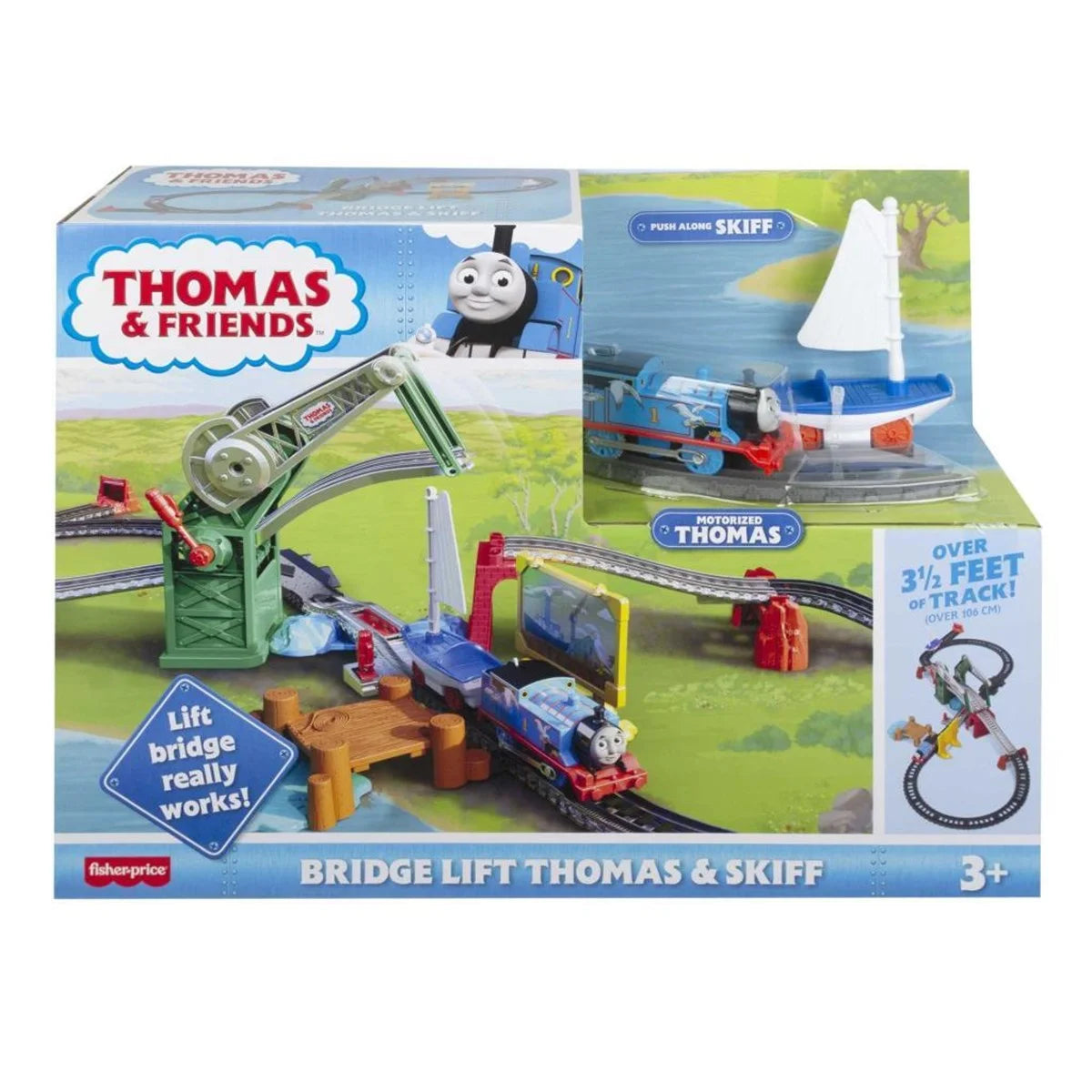 Thomas ve Arkadaşları Thomas ve Skiff Açılır Köprü Macerası Seti GWX09 | Toysall