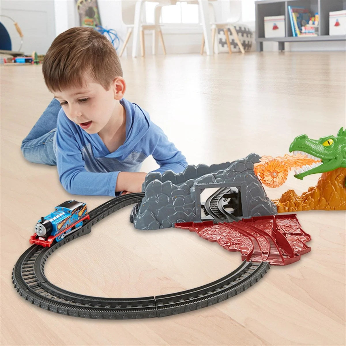 Thomas ve Arkadaşları Trackmaster Ejderha Macerası Oyun Seti FXX66 | Toysall