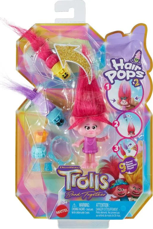 Trolls Eğlenceli Saçlar - Kraliçe Poppy HNF02-HNF10 | Toysall