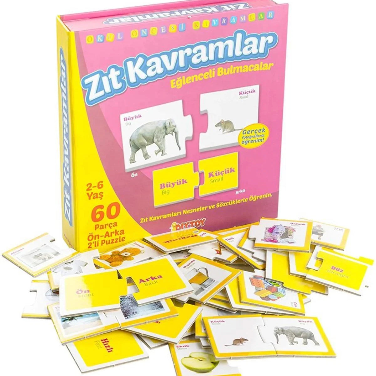 Zıt Kavramlar Eğlenceli Bulmacalar | Toysall