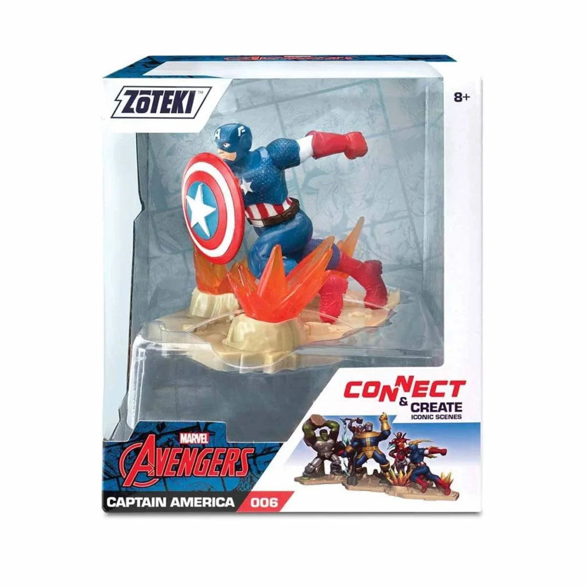 Zoteki Marvel Avengers Kahramanları - Captain Marvel TEK00000 | Toysall